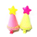 Birthday/Party Glitter Cap With Stars Hair Clip For Kids