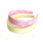 Flowers Pattern Lace Alice Band