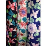 large Flowers Pattern Fabric Suit For AW