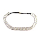 Crystal Beads Elastic Headband