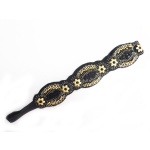 Embroidered With Beads Elastic Headband