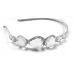 Big Clear Stone Charms Alice Band
