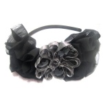 Crystal Flower Large Bow Alice Band