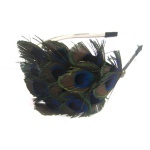 Peacock Feather Alice Band