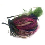 Colorful Feathers Alice Band