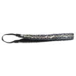Silver Loops Pattern With Sequins Elastic Headband