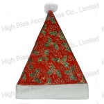 Christmas Leaves Pattern Santa Claus Hat, Party Hat, Promotional Gift
