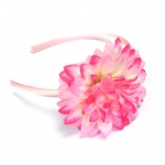 Pink Flower Headband Alice Band