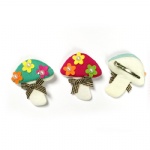 Colorful Cute Mushroom Hair Clip For Kids