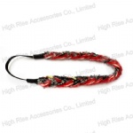 Colored Knitting wool Braided Elastic Headband