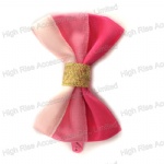 Three Pink Colors Bow Hair Clip