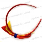 Double Color Grosgrain Ribbon Bow Headband Kids Alice Band