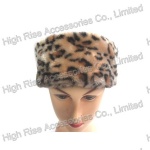 Faux Animal Fur Elastic Bandana Headwrap