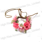 Pink Rose Bracelet, Wrist Flower