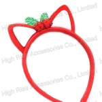 Christmas Cat Ear Headband Party Headband