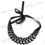 Clear Stone Collar, Collar Necklace
