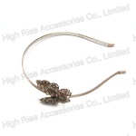 Beads Metal Butterfly Alice Band