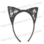 Floral Lace Cat Ear Alice Band