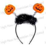 Halloween Pumpkin Ears Headband, Party Headband