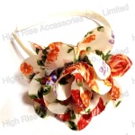 Rustic Floral Chiffon Flower Alice Band