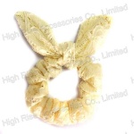 Cream Lace Ear Scrunchie