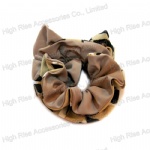 Animal Printed Bow Scrunches,Ponytail holder