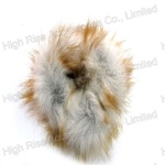 Large Faux Fur Scrunchie Hair Bun Elastic